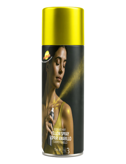 Sárga test csillogó spray 75 ml