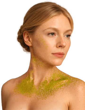 Sárga test csillogó spray 75 ml