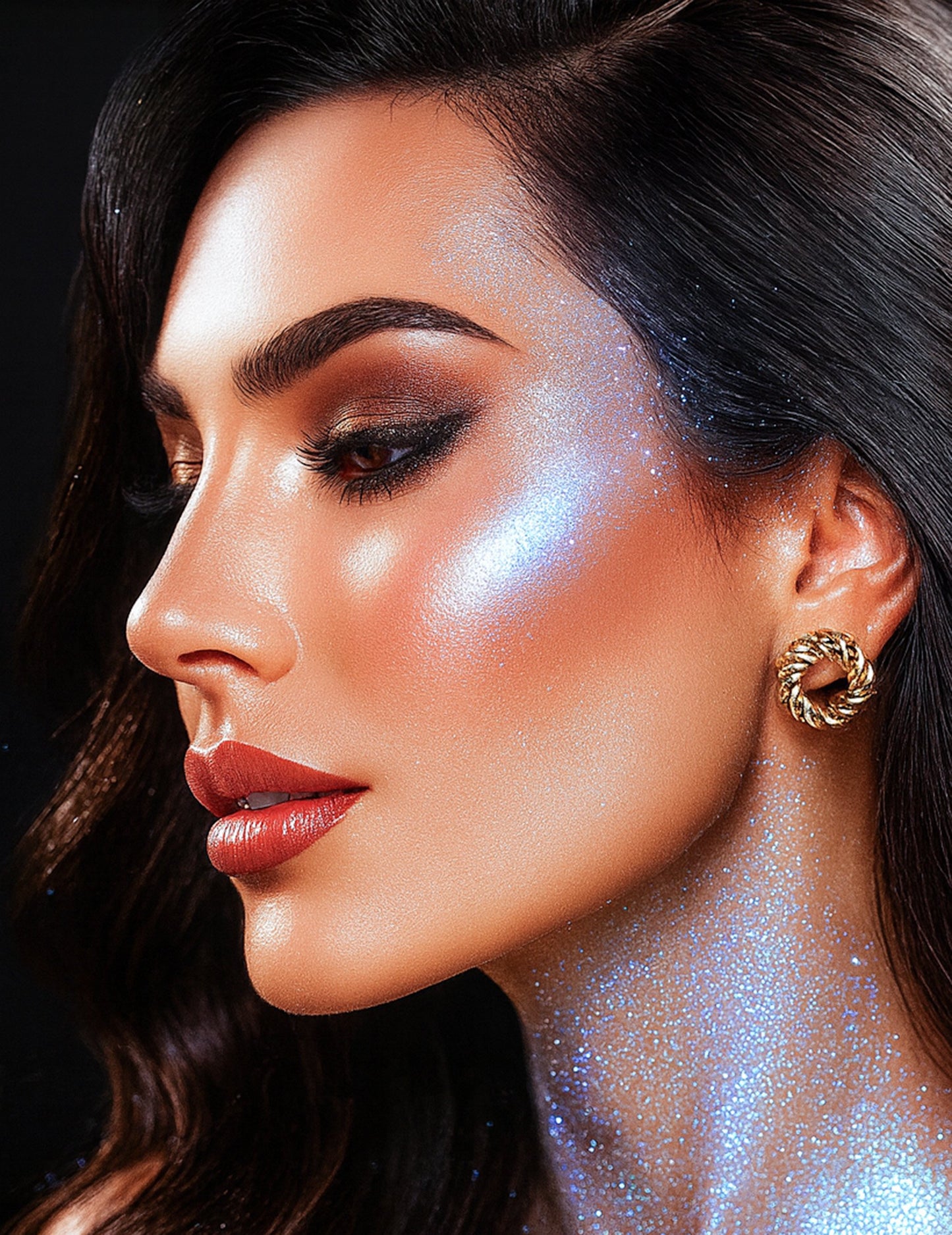 Holografikus csillámpor spray Si si la paillette 15 ml 