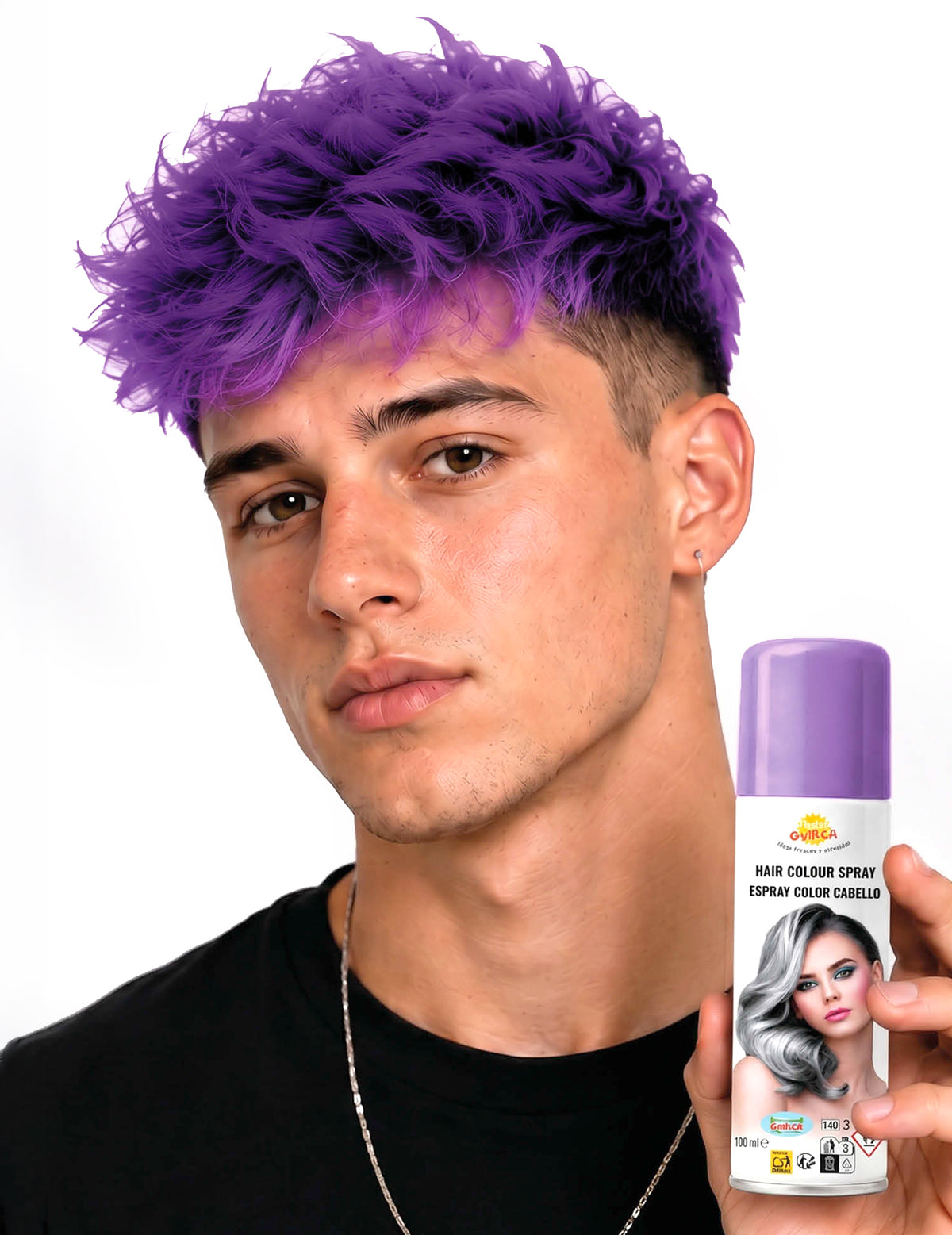 125 ml színes spray a színes hajhoz