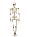 Squelette articulé Halloween pour décoration couleur os