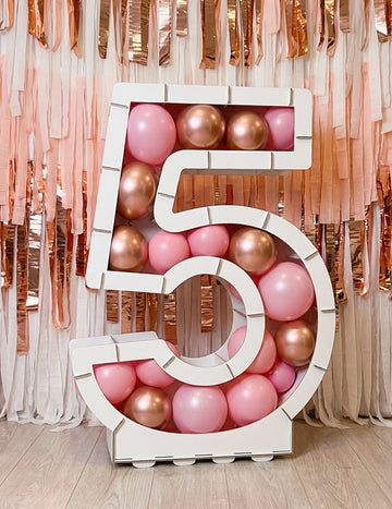 Fehér alak szerkezete 64 cm -es léggömbökhöz