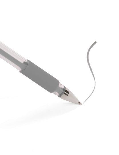 Ezüst zselés toll meghívókhoz 