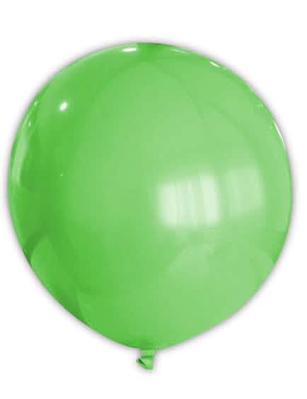 Zöld díszítő parti lufi
