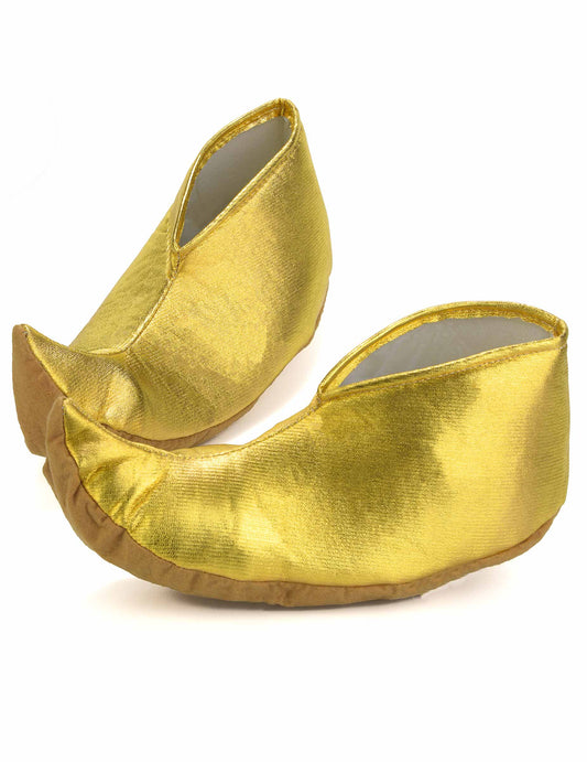 Chaussures de sultan pour adulte dorées