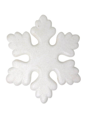 Csillámos hópehely függődísz 38 cm 