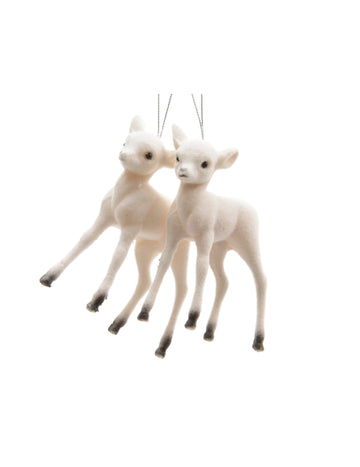 2 felfüggesztés kis fehér FIR 7,5 cm -re
