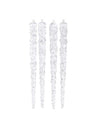 Suspensions stalactites de Noël pour sapin phosphorescentes