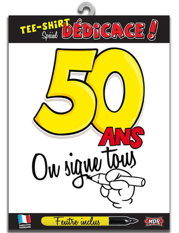 50 éves korú póló