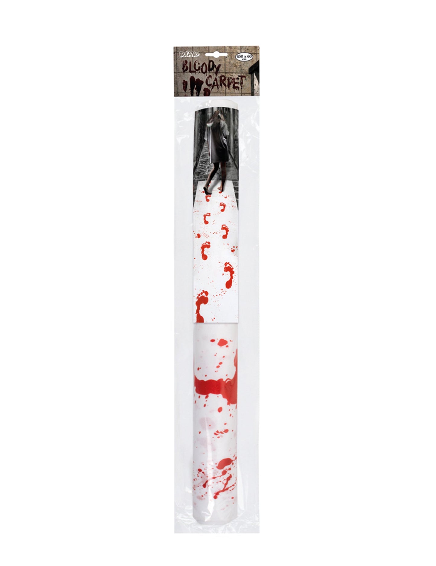 Emballage du tapis traces ensanglantées Halloween