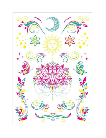 UV díszes tetoválások