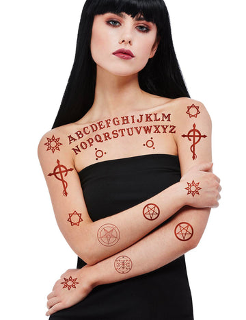 Ouija felnőtt tetoválások