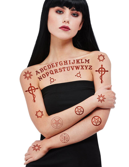 Ouija felnőtt tetoválások