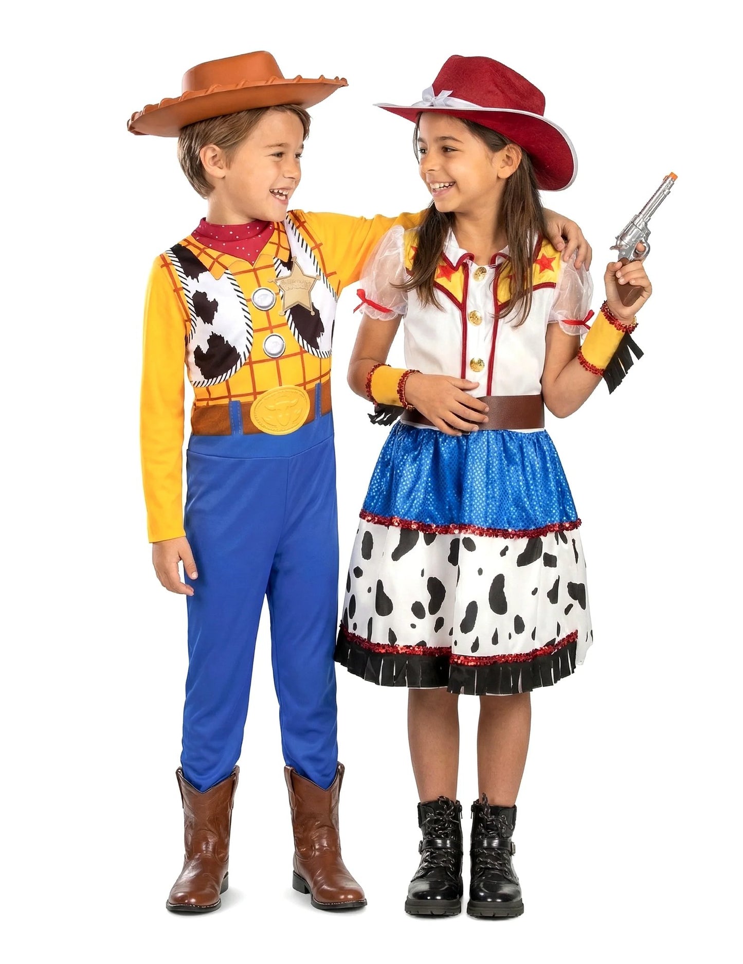Déguisement de couple Woody Toy Story™ et cowgirl enfant
