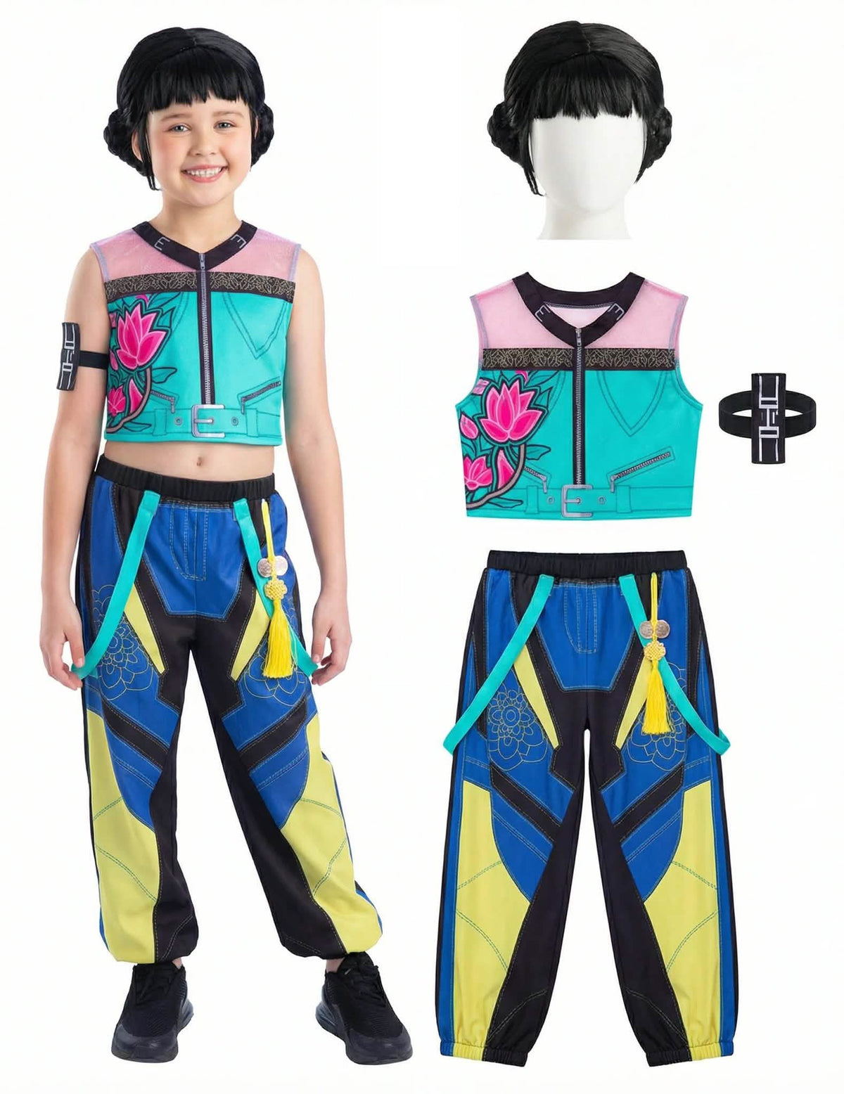 Zoey Kpop Demon Hunter™ jelmez- és parómakészlet lányoknak