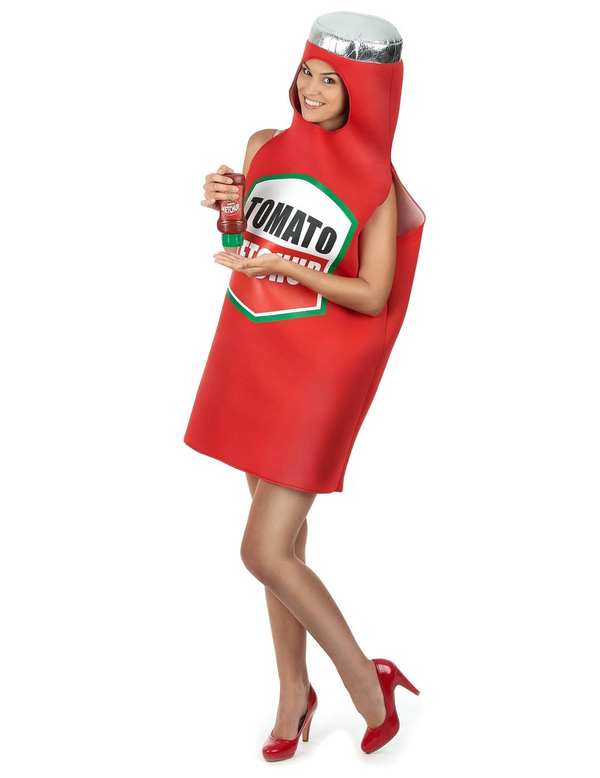 Felnőtt hot dog és ketchup párjelmez