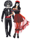 mexikói csontváz párjelmez Dia de los muertos felnőtt Halloween