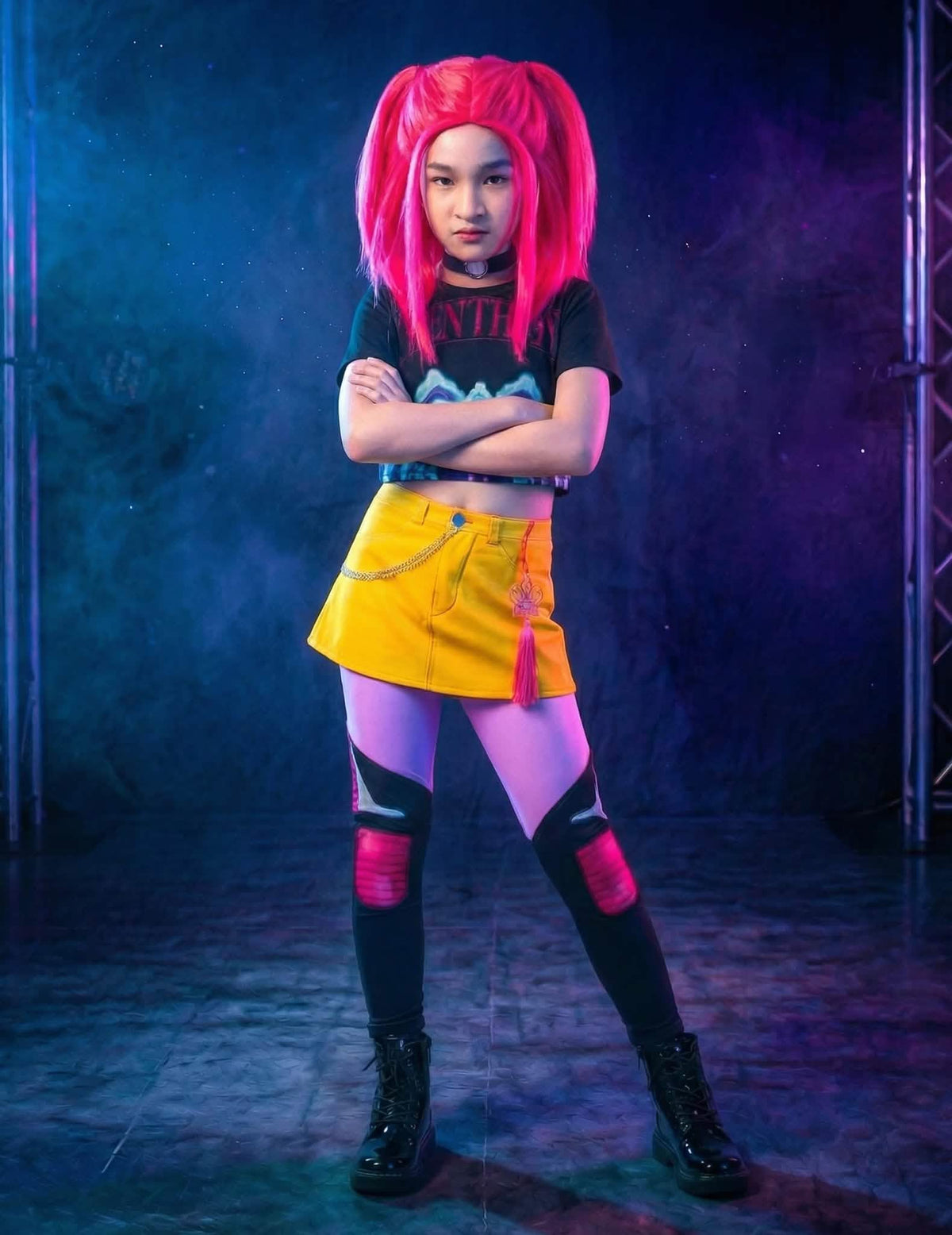 Huntrix™ Kpop Demon Hunter™ gyerek csoportos jelmez