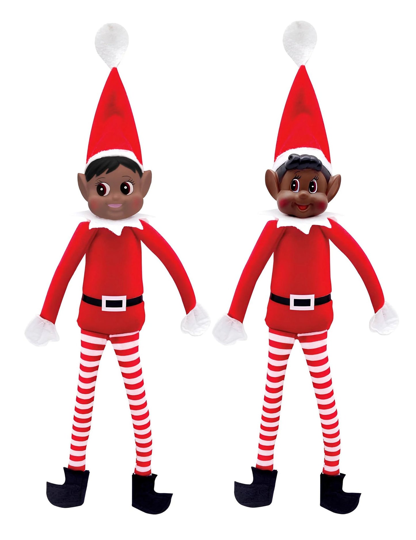 Duo lutins farceurs de Noël Clochette et Loustic