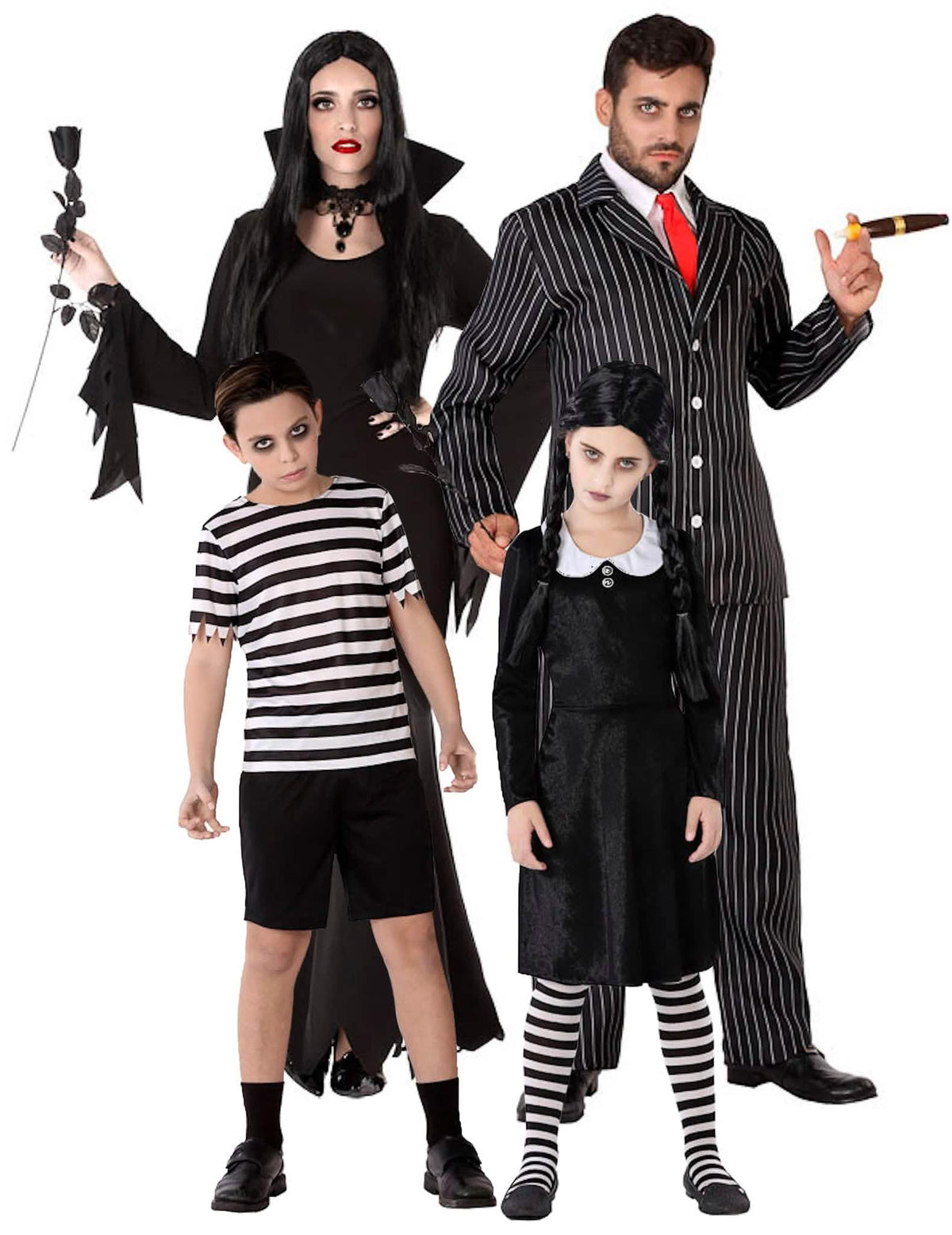 Gótikus családi Halloween jelmez