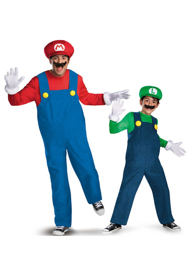 Mario™ és Luigi™ apuka és fia páros jelmez