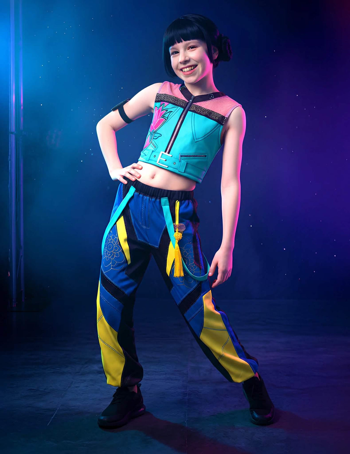 Huntrix™ Kpop Demon Hunter™ gyerek csoportos jelmez