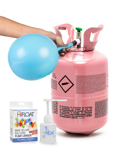 30 ballonig elegendő héliumpalack-készlet Hi-Float-tal