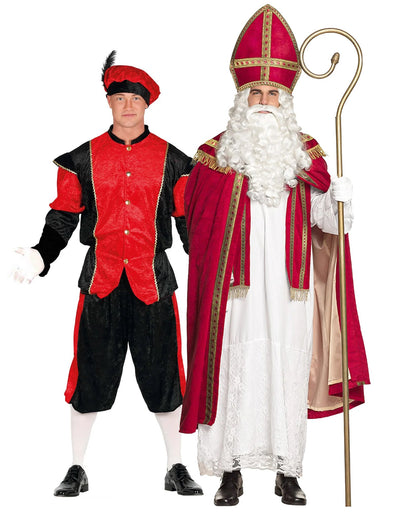Szent Miklós és a krampusz páros jelmez felnőtteknek