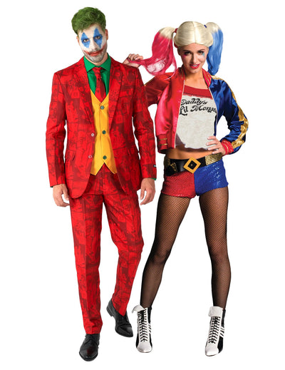 Joker Suitmeister™ és Harley Quinn™ felnőtt páros jelmez