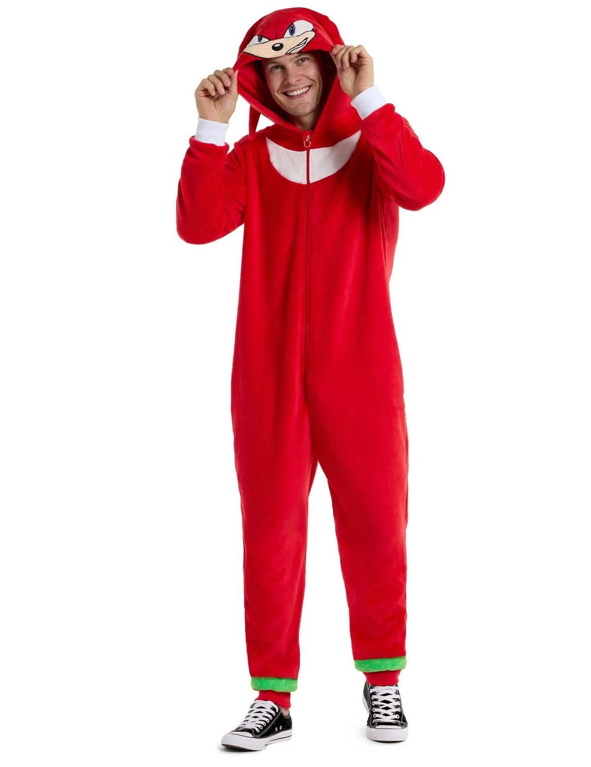 Sonic és Knuckles™ páros farsangi jelmez overál felnőtteknek