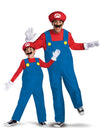 Mario™ apa és fia páros jelmez