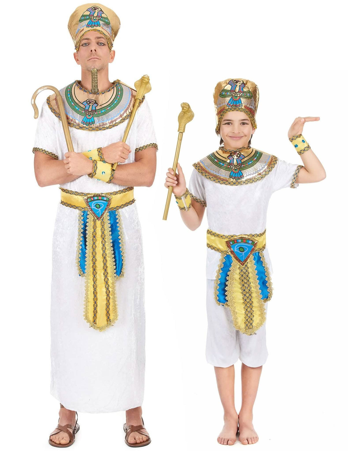 egyiptomi apa és fia páros jelmez