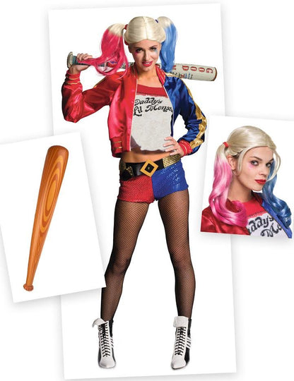 Harley Quinn női jelmez- és kiegészítőcsomag