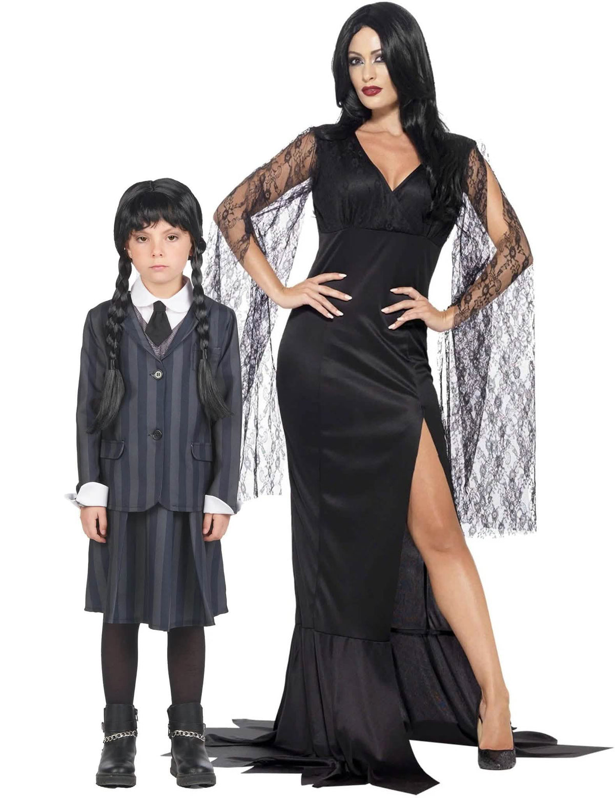 Morbid családi páros jelmez anya és lánya Halloweenre