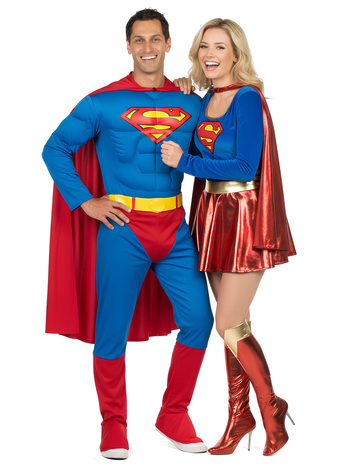 Superman és Supergirl™ páros jelmez