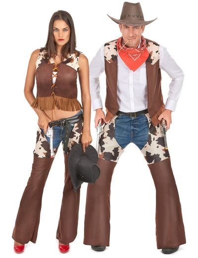Déguisement de couple cowboy