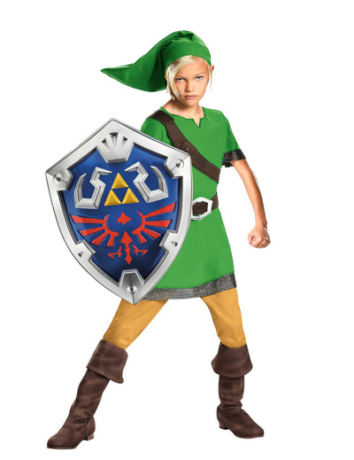 Link Zelda™ jelmezszett pajzzsal, gyerekeknek