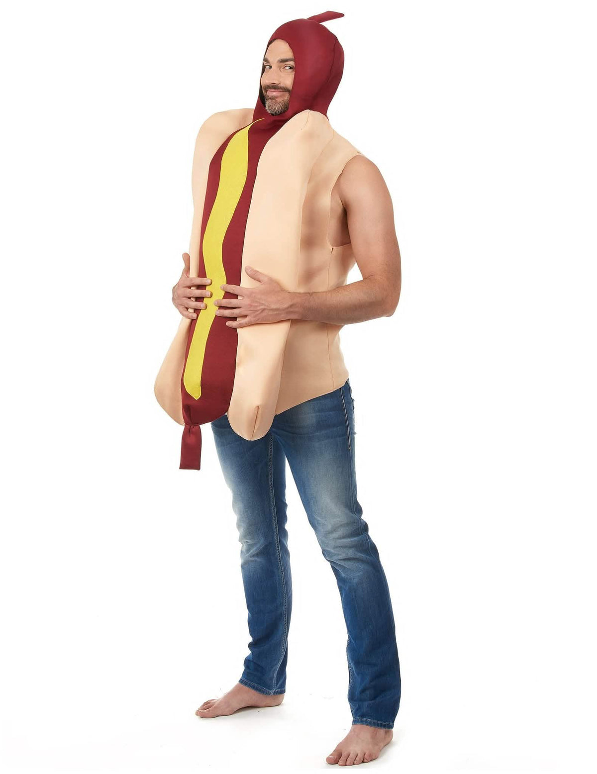 Felnőtt hot dog és ketchup párjelmez