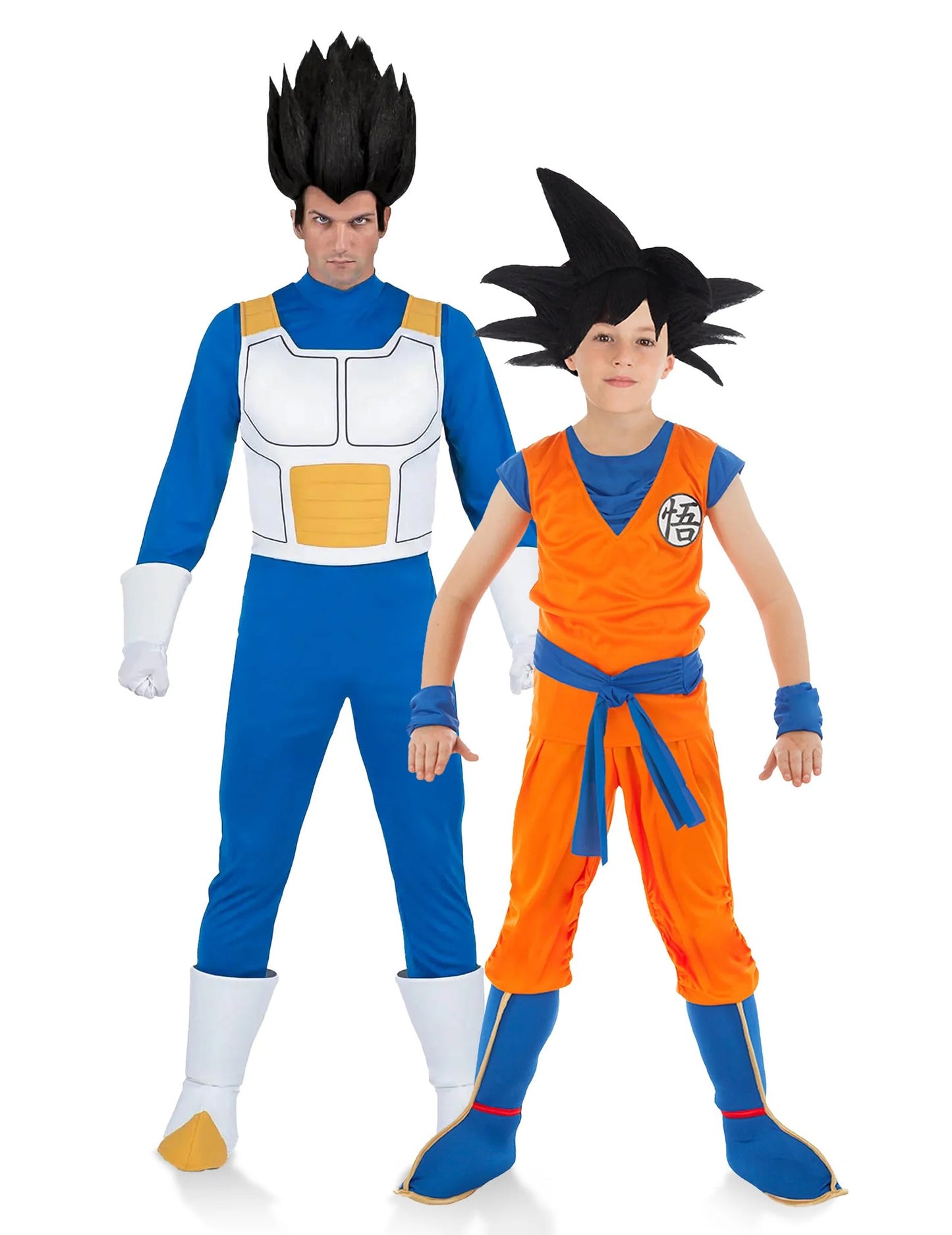 Déguisement de couple Vegeta et Goku père et fils