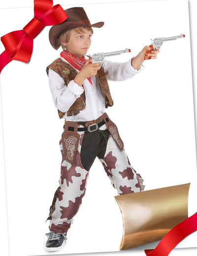 Cowboy jelmezes ajándékcsomag gyerekeknek kiegészítővel