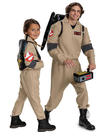 Szülő és gyerek Ghosbusters™ vadász páros jelmez