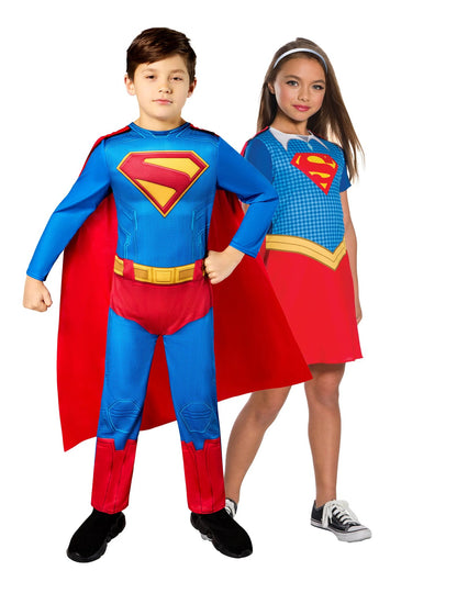 Déguisement de couple Superman™ et Supergirl™ enfant