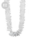 12 fehér hawaii nyaklánc