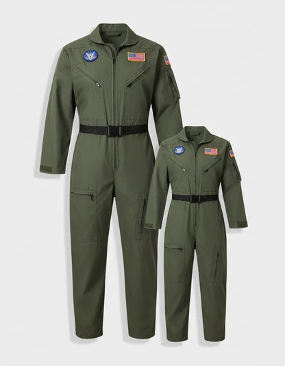 Repülőgéppilóta jelmez férfiaknak és nőknek