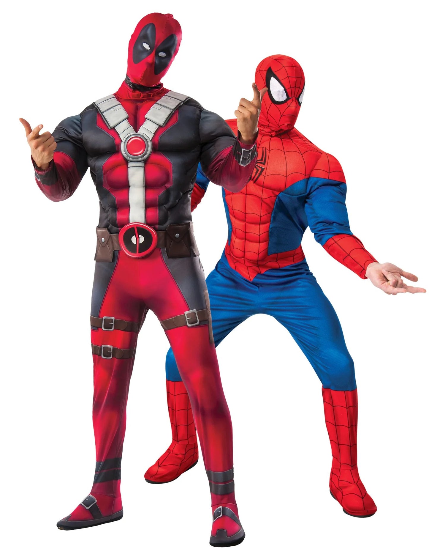 Páros jelmez Spider-Man™ és Deadpool™ felnőtteknek
