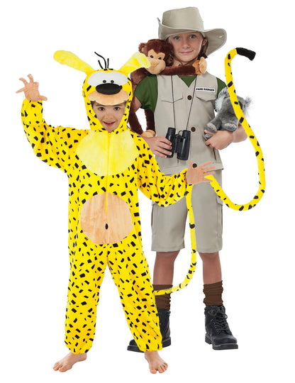 Déguisement de couple Marsupilami™ et Aventurier enfant