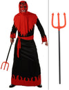 Ördögjelmez csomag háromágú villával Halloweenre