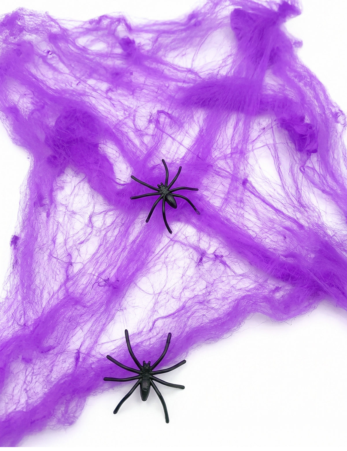 Lila pókháló pókokkal 20 g Halloween