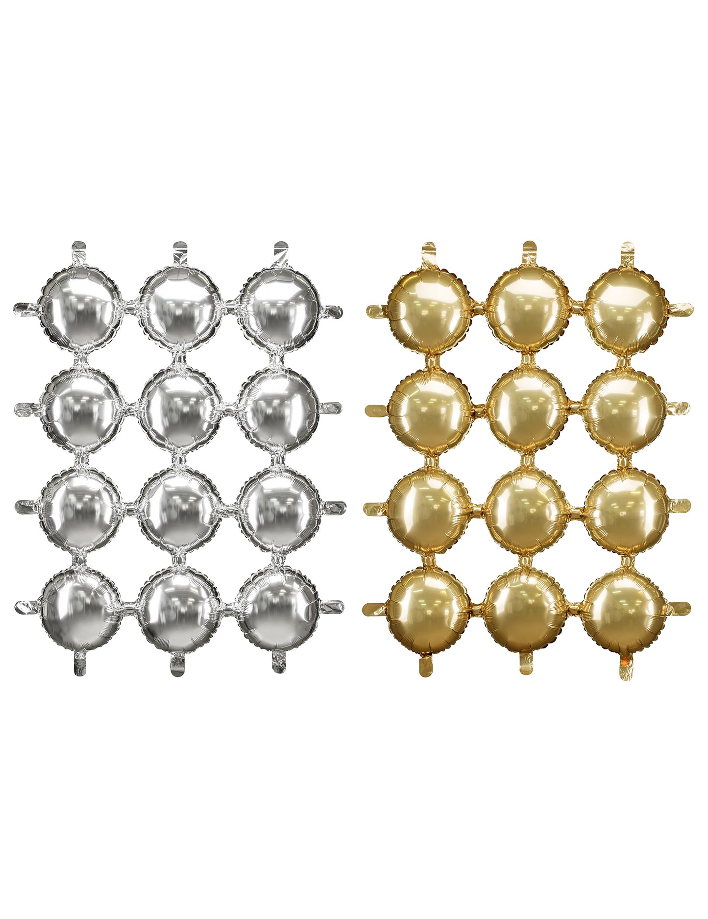 Kétoldalas alumínium lufi dekoráció 78 x 107 cm 