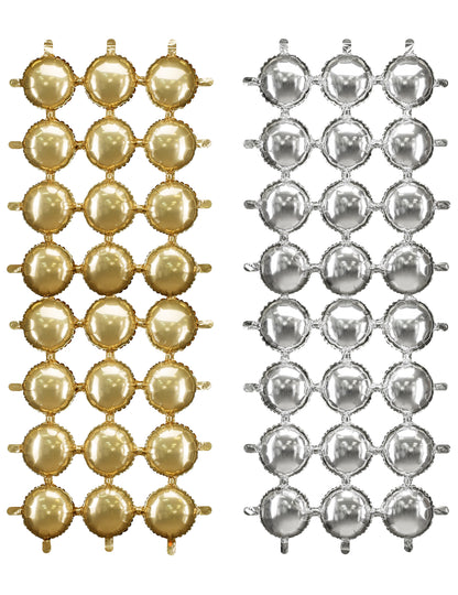 Kétoldalas alumínium lufi dekoráció 78 x 107 cm 